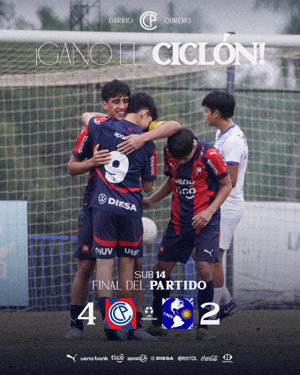 CanteraCCP's tweet photo. #FormativasCCP | Sub 14
๐๏ธ ยกFinal del partido!
๐โค๏ธยกVICTORIA DEL CICLรN!๐โค๏ธ
#CCPvsSOL | 4-2
#LaMejorCanteraDelPaรญs ๐ https://t.co/utsU7kHnXV