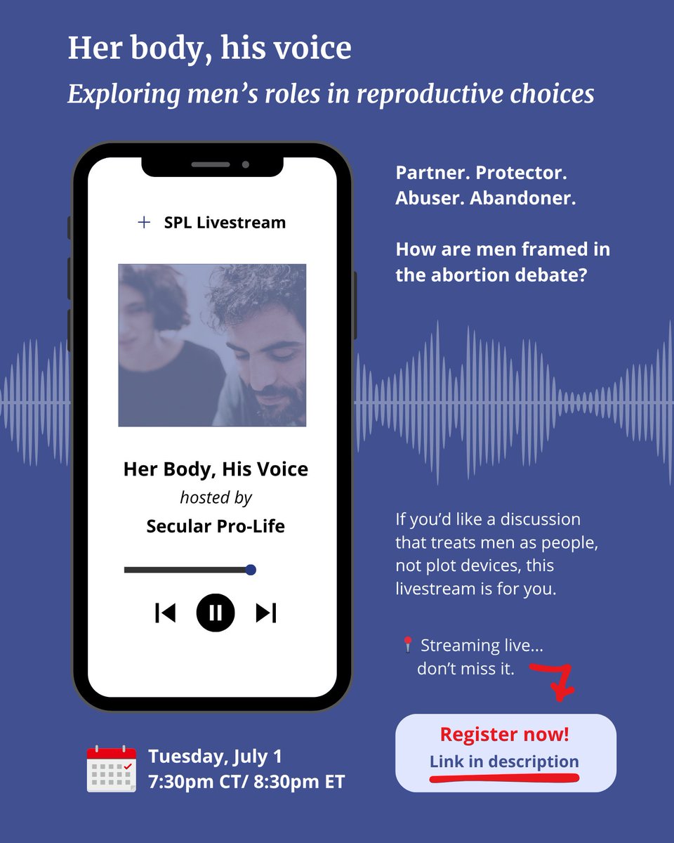 In the abortion debate, men are reduced to caricatures. Join Monica on this livestream as she interviews Greg Mayo about men’s experiences with unintended pregnancy and abortion. 

Register: ow.ly/Oe3T50WhSUn
