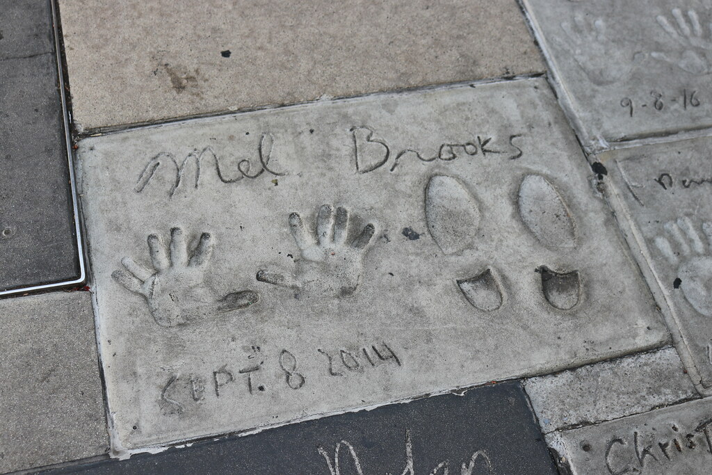 Happy 99th Birthday to the king Mel Brooks, who wore a fake extra finger to his handprint ceremony!