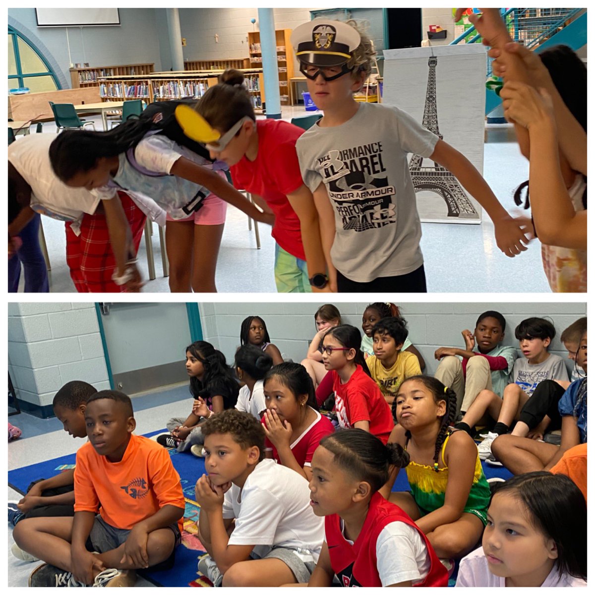 How amazing is it to have these dedicated Grade 4/5s! They decided to inspire the Grade 3 class for French next year by presenting to them the play Comment Y Aller they learned way back in Term 1. <a href="/PVanier_DPCDSB/">Pauline Vanier Catholic ✝️ Elementary School</a>