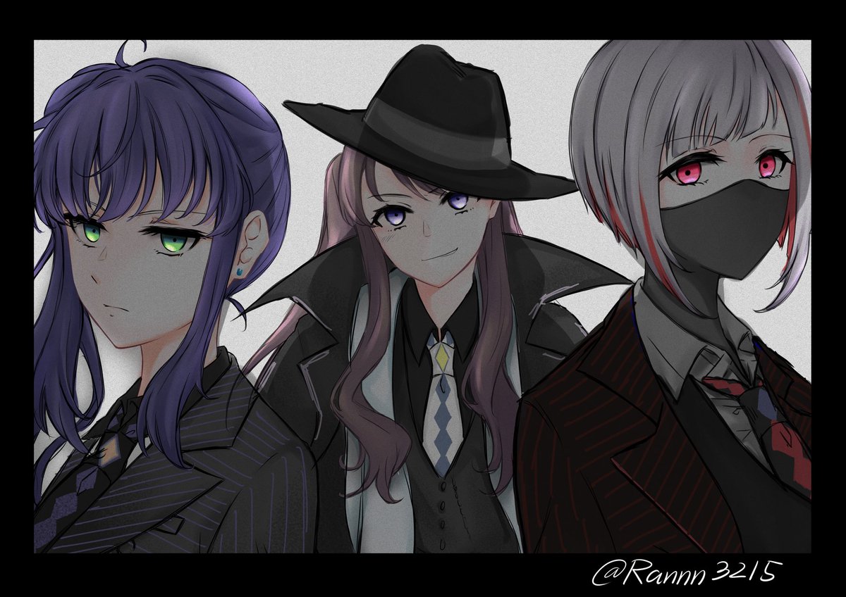Rannn3215's tweet photo. マフィアパロっていいですよねっていう。
それぞれの相方にわ優しいけど

ください(？)

#蓮ノ空美術部 
#蓮ノ大三角 https://t.co/zC050CTZ1t