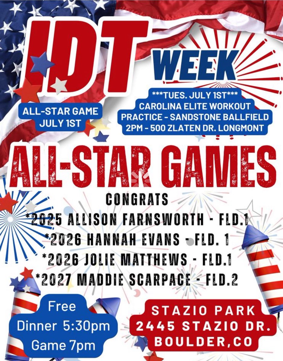 CAnbinder26's tweet image. Check out my teammates in the all star games!! @EliteFusetti