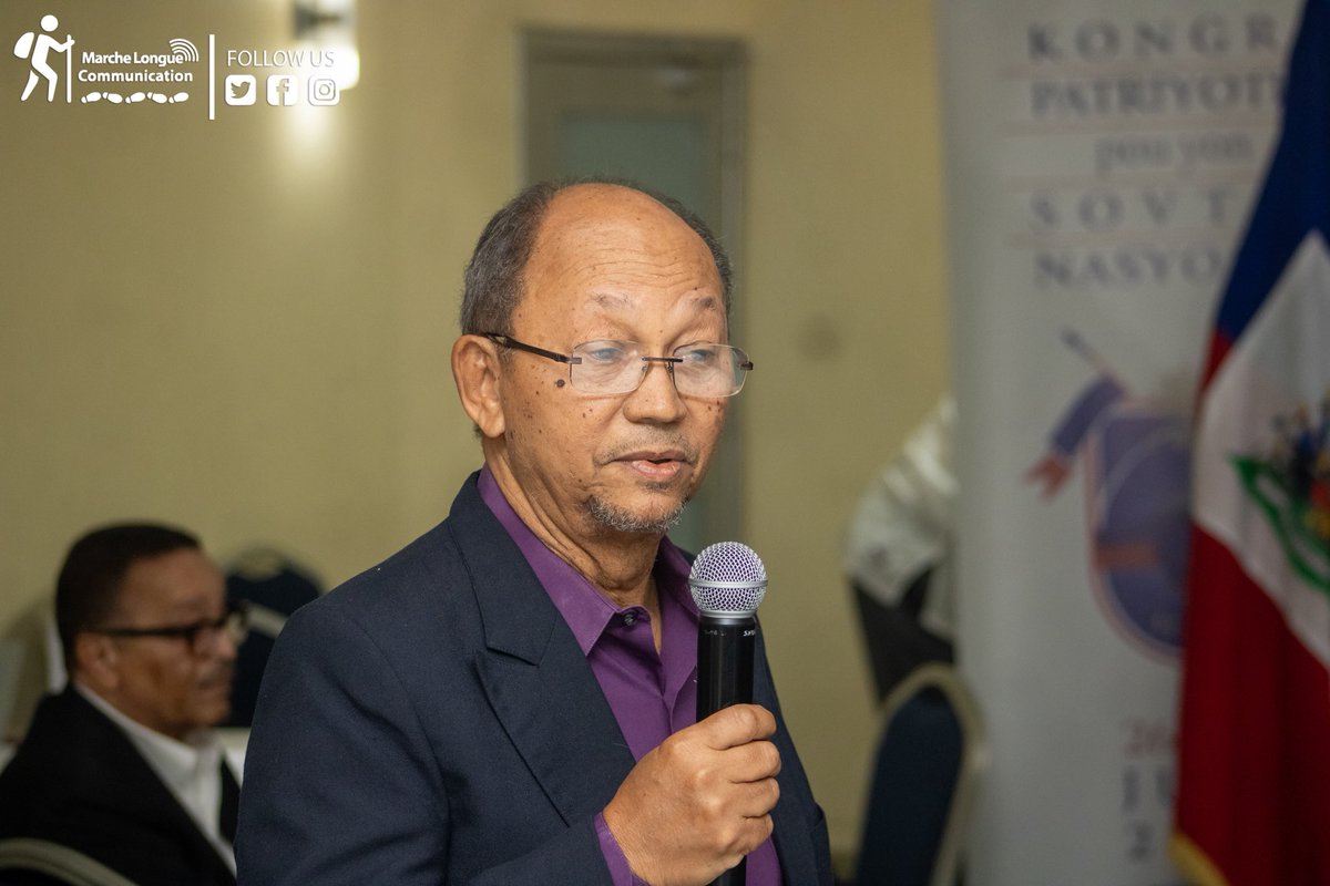vwarezoyo's tweet photo. KONGRÈ PATRIYOTIK POU YON SOVTAJ NASYONAL

“ Anpil zanmi m pale avè m, yo di m KPT a gen yon bilan negatif

Leslie Voltaire
Konseye prezidansyèl / KPT 

#kongrèPatriyotik 
@vwarezoyo https://t.co/PJpCzjG7re