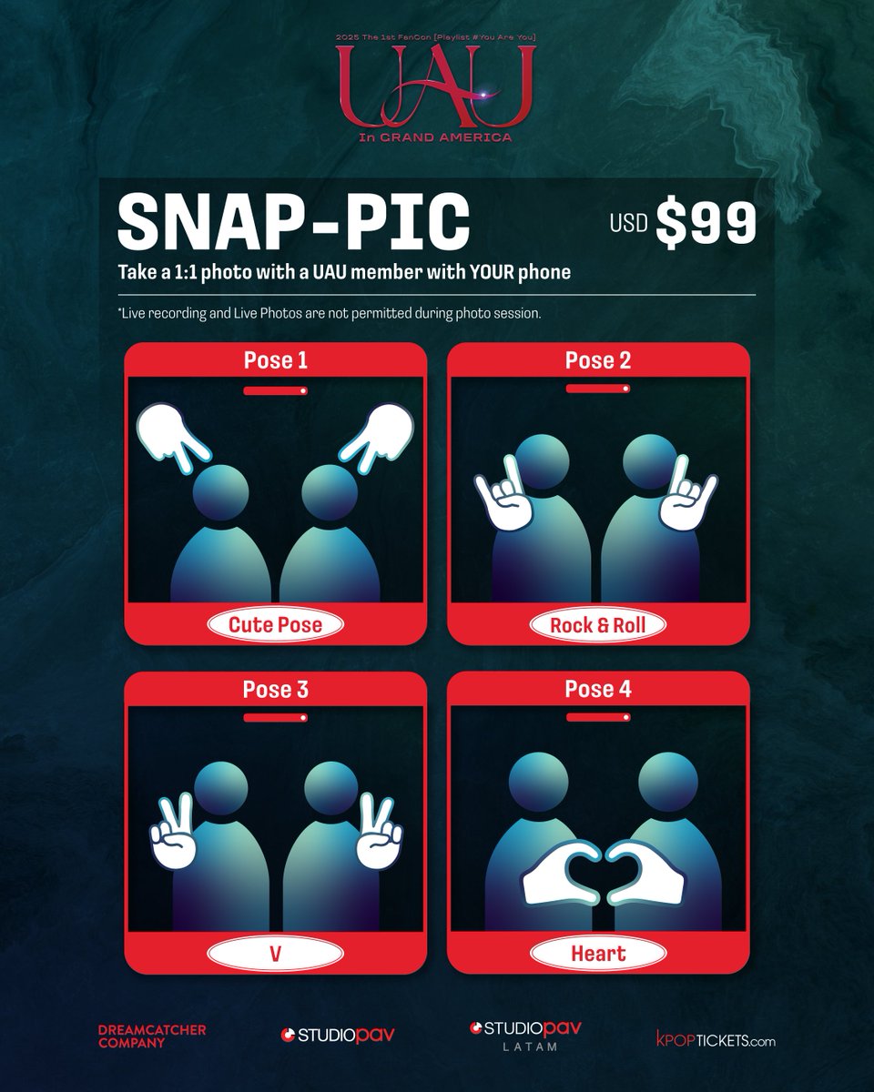hf_dreamcatcher's tweet image. [🌑] UAU 2025 The 1st FanCon [Playlist #You Are You] in Grand America 1:1 Snap-Pic 안내

Don&apos;t miss out the chance to have a moment with UAU 💝 
1:1 Snap-Pic tickets are available now ❣️

New York: buly.kr/3j8Q7n1
Toronto: buly.kr/44xw5Qa
Chicago:…