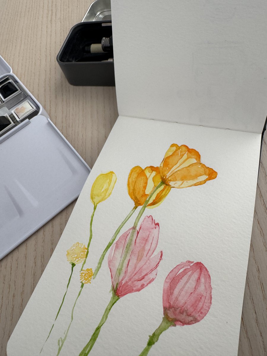 Adding one flower at a time