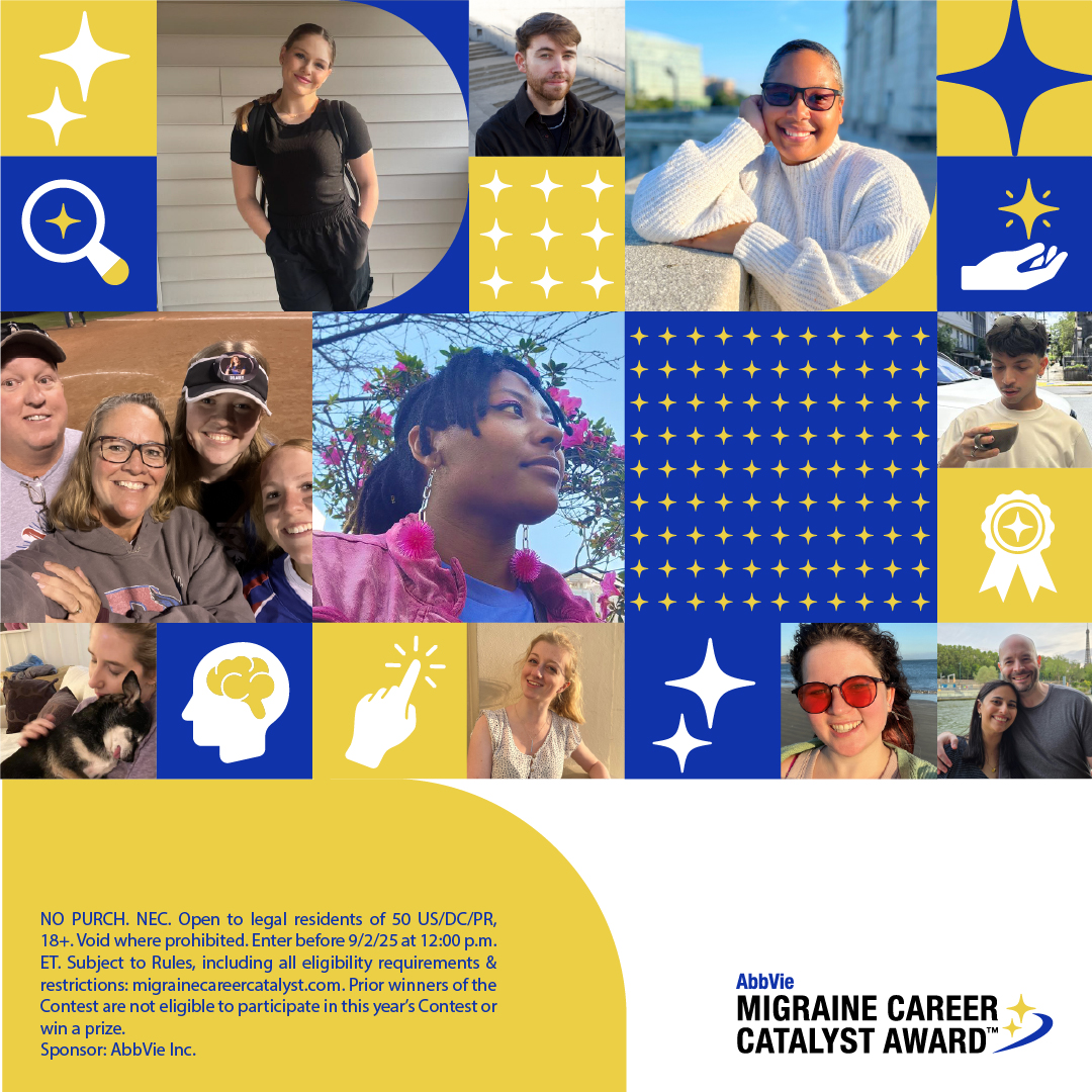 Migraine can impact more than your health—it can affect your career. The @AbbVie Migraine Career Catalyst Award™ is back to help change that.

20 people will receive up to $2,500 for professional development.
Apply by Sept 2: migrainecareercatalyst.com

#MHAM2025