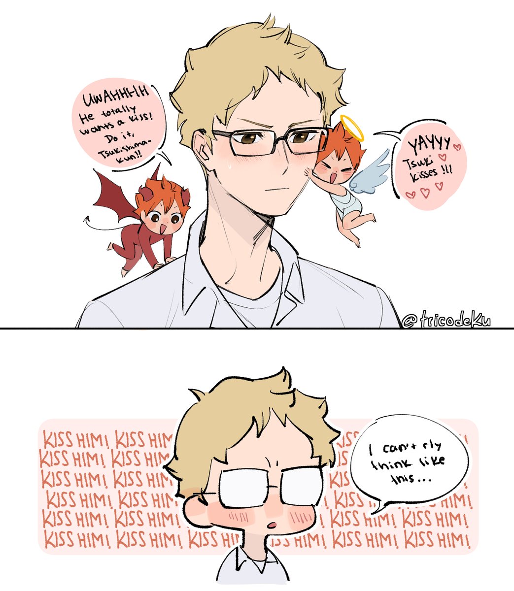 tricodeku's tweet photo. what should tsuki do? 🤭#tsukihina https://t.co/dSNXu8lV3K