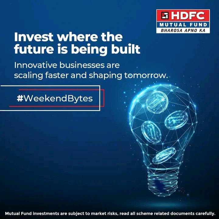 prajvaluchil's tweet image. From sunrise sectors to helping build wealth, read our #WeekendBytes to know how you can invest in the future with HDFC Innovation Fund: 

hdfcfund.com/knowledge-stac… 

#hdfcmf  #PrajvalMFD 

👨🏻‍💼Prajval Madhav Uchil
💼Mutual Fund Distributor
EUIN: E484653 l ARN 259045
📲9845211825