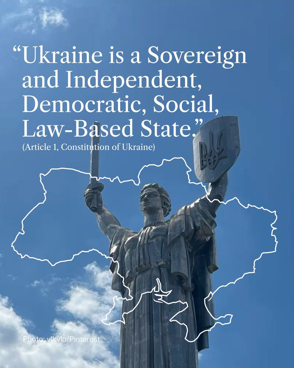 Today Ukraine marks Constitution Day, adopted on June 28, 1996. The Constitution states clearly: Ukraine is a sovereign, independent, democratic state with established borders.

And no war, occupation, or pressure can change that.