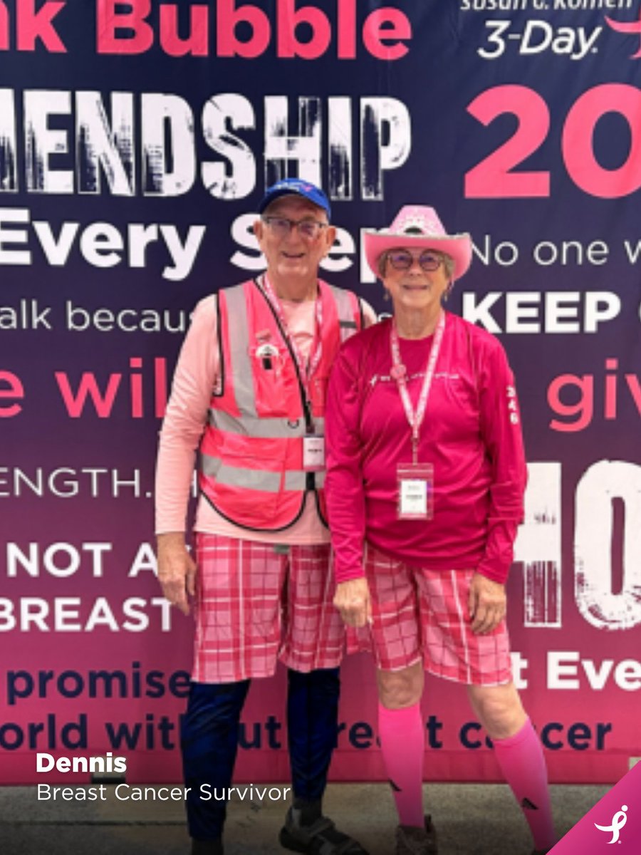 When Dennis S. was 42, he faced something no husband or father expected: a breast cancer diagnosis. “For a long time, I hardly told anyone. Now I share it because other men need to know that they can get breast cancer, too.”  #MensHealthMonth bit.ly/4nhY4Sb