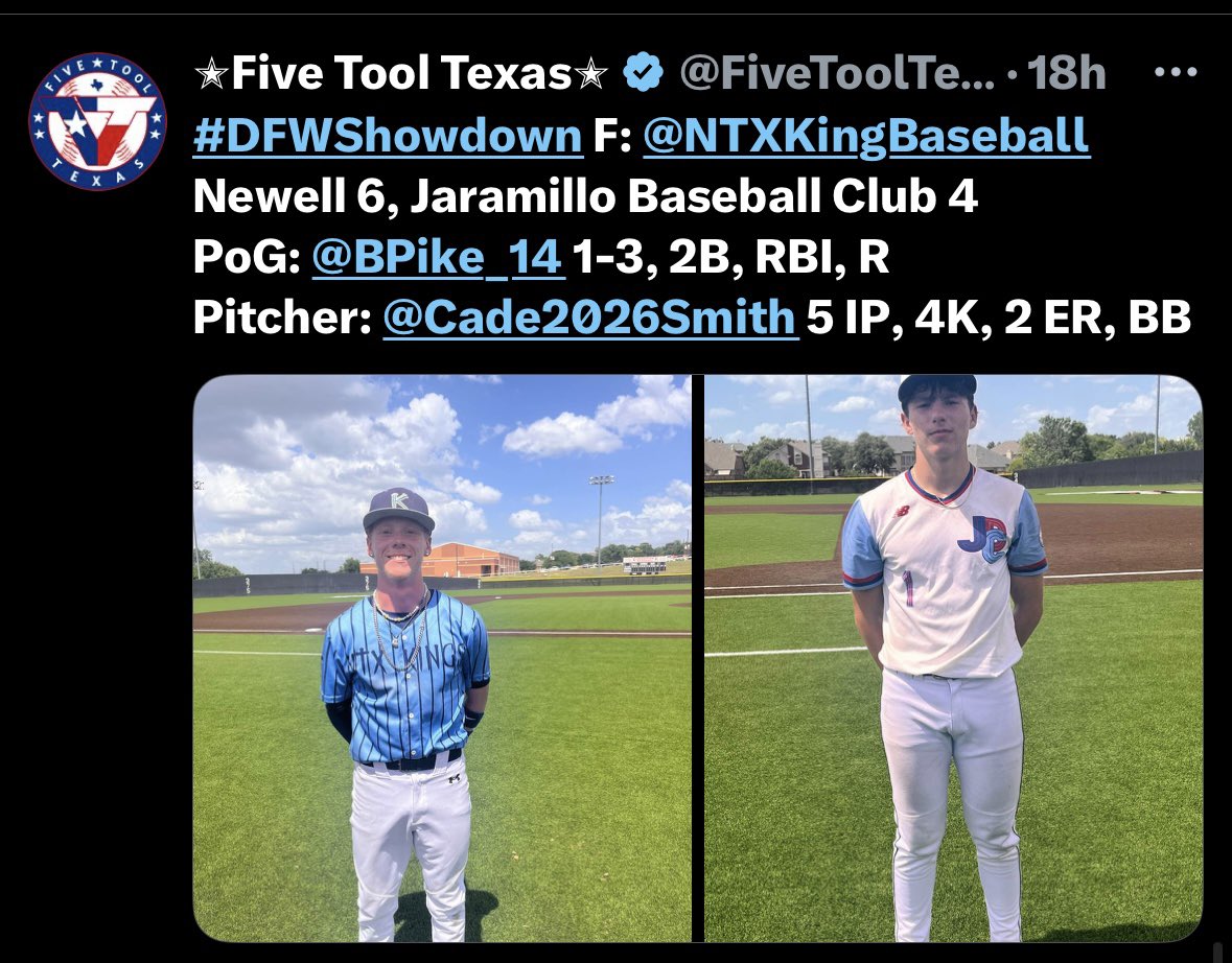 Cade Smith (@cade2026smith) on Twitter photo 