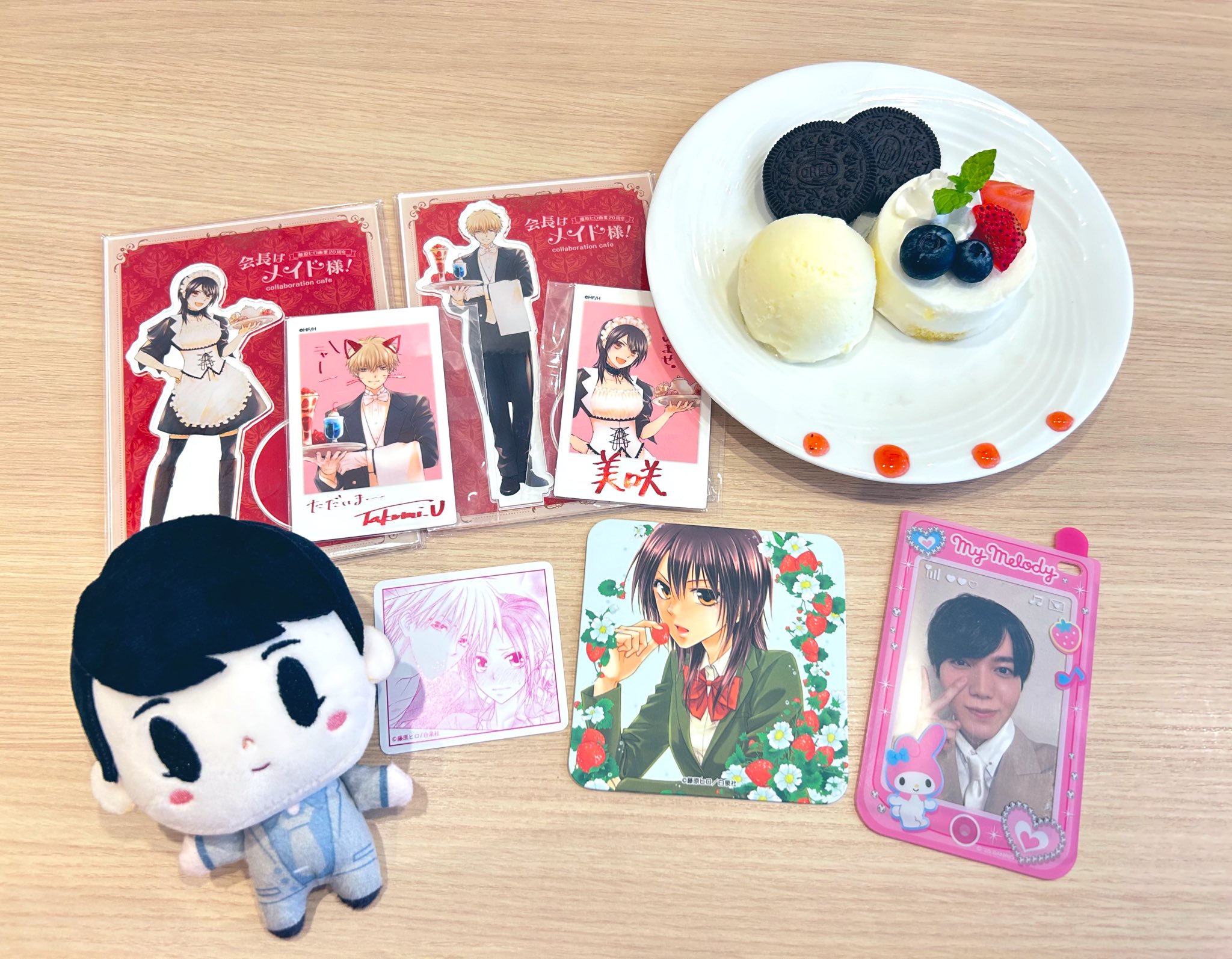 会長はメイド様 コラボ 特典コースター＋コマカード＋缶バッジ 7