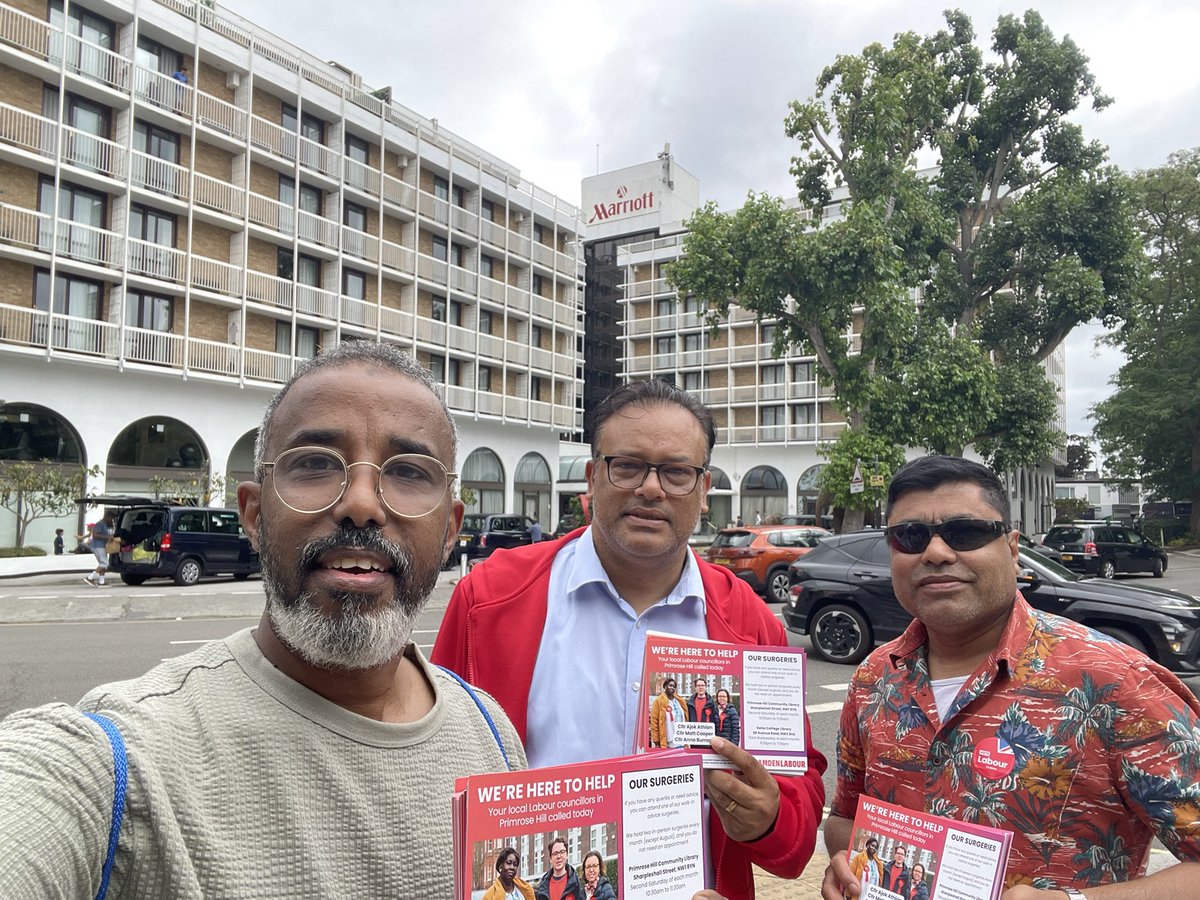 Suleiman Osman (@suleiman_osman1) on Twitter photo We had a great session #primrosehill and the weather was ๐ป
As always #camdenlabour #OnYourSide
๐ <a href="/SabbirKarim/">Sabbir Karim</a> and <a href="/CMShaheen1/">Shaheen Ahmed Chowdhury</a>
#LabourParty
#suleimanosman We had a great session #primrosehill and the weather was ๐ป
As always #camdenlabour #OnYourSide
๐ <a href="/SabbirKarim/">Sabbir Karim</a> and <a href="/CMShaheen1/">Shaheen Ahmed Chowdhury</a>
#LabourParty
#suleimanosman