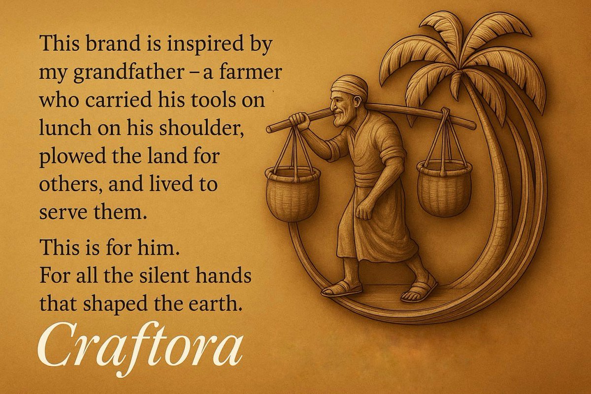SJzarei's tweet photo. A tribute to silent hands, strong hearts and endless art.

Discover the story behind Craftora.🤓

#Craftora #HandmadeHeritage #SupportingArtisans #FromSoilToSpirit #Web3 #TraditionVsTech https://t.co/lH95bPvH6O