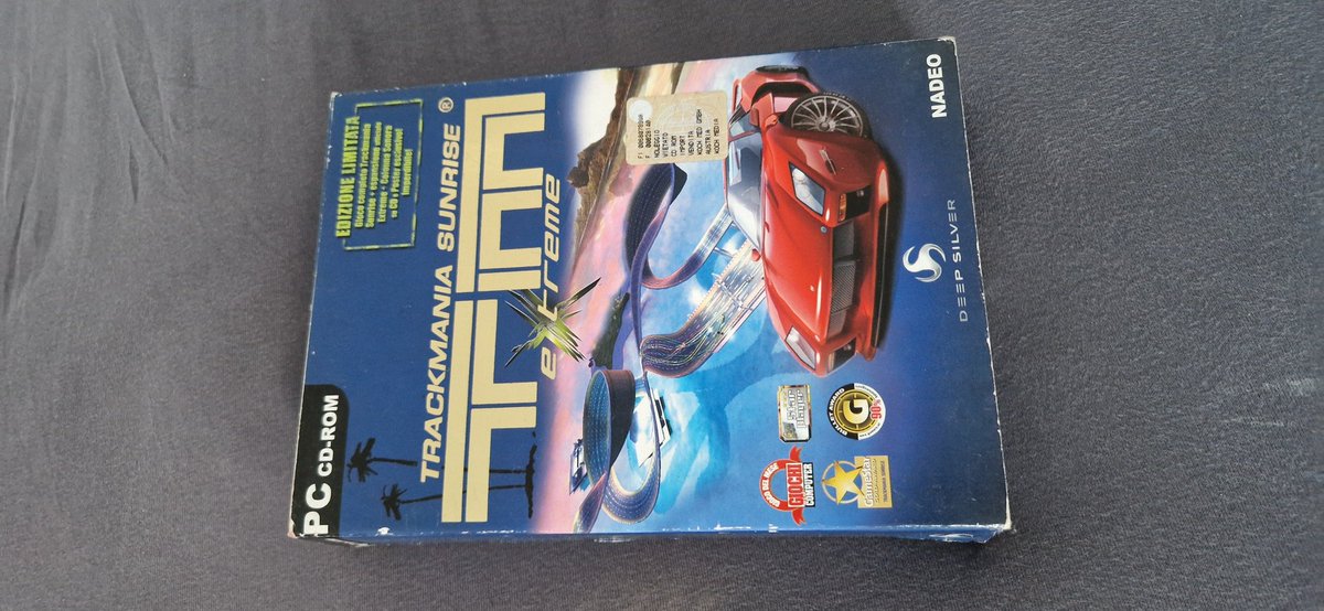 TypischAndyTM's tweet photo. My @Trackmania #Collection.

Finally received my sealed italian TM Sunrise Box, after one failed attempt before🎊🎊🎊🙌 https://t.co/2GtEOS9d8W