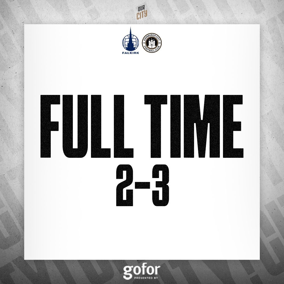 City claim victory on the road against their Premiership hosts! 

Good luck to our friends at Falkirk for the season ahead 🤝

#OurCity