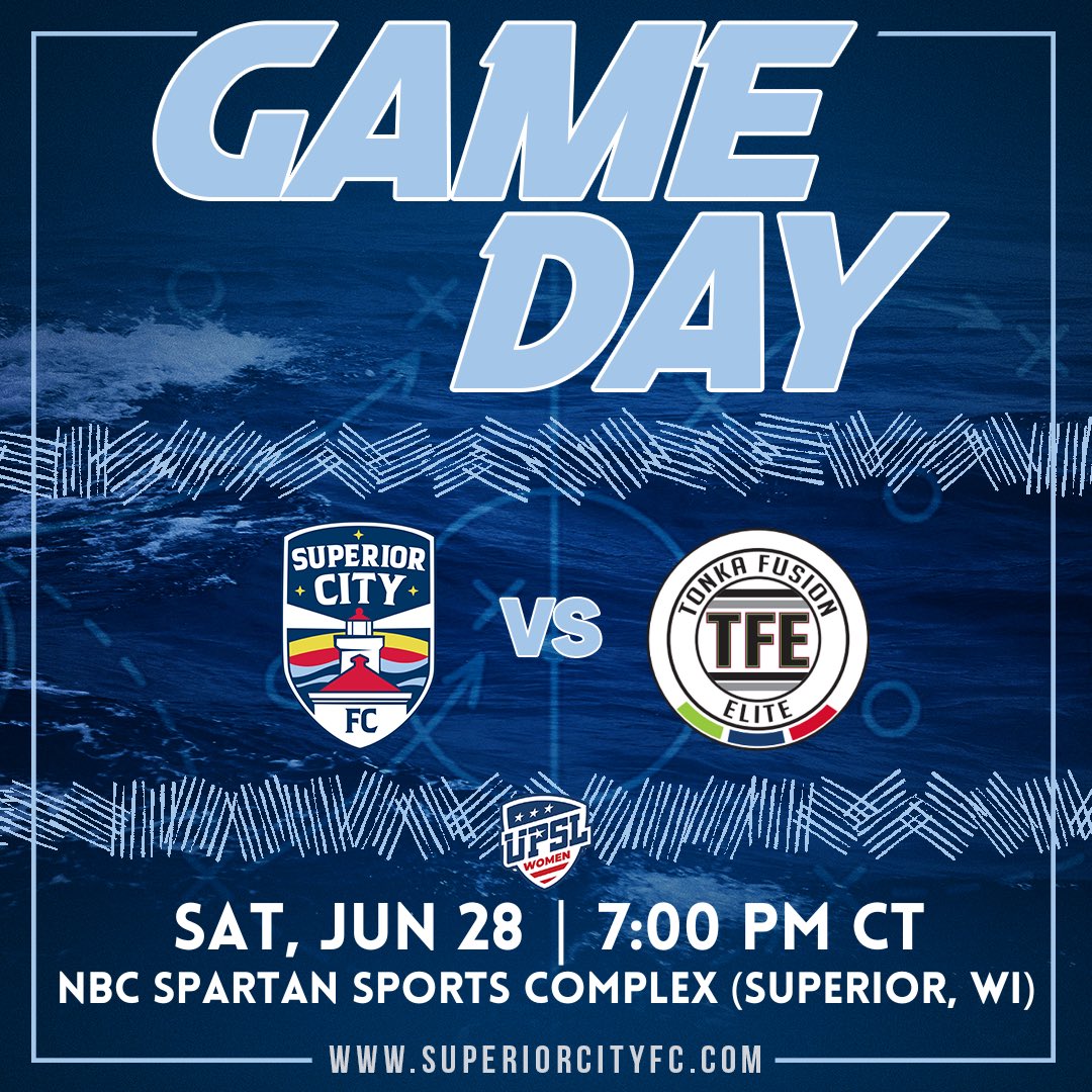 The final dance 💃

Our final regular season match kicks off tonight at home in Superior 🫶

🆚 <a href="/TonkaFusionMN/">Tonka Fusion Elite | #65Strong</a> 
⏰ 7:00 PM CT
📍NBC Spartan Sports Complex (Superior, WI)
🏆 UPSL Premier
🎥 <a href="/iFanTV/">iFan Sports Network</a> 
🎟 $10 Adult, $5 Military/Kid/College

#UpTheBeacons #BuiltSuperior #UPSLsoccer