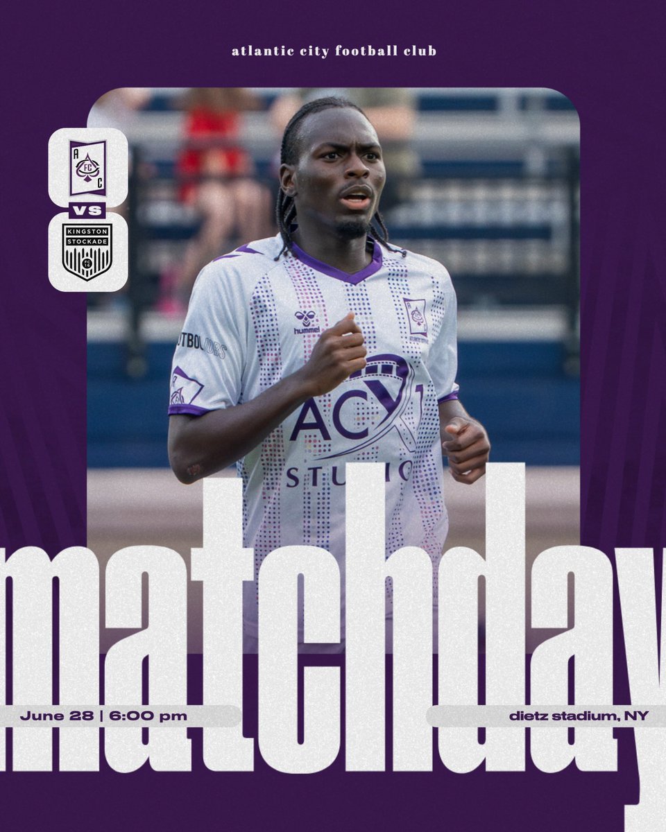 Massive day as we play our first ever game vs @stockadefc at Dietz Stadium in Kingston, NY game time is 6:00 pm #acesup♠️⚽️