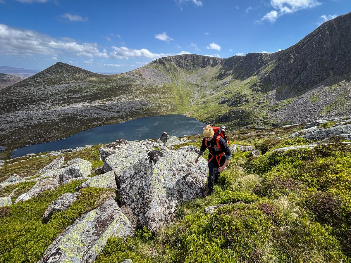 NE ridge Lochnagar this afternoon