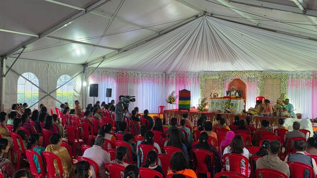 Gurupurnima yatra , mauritius.