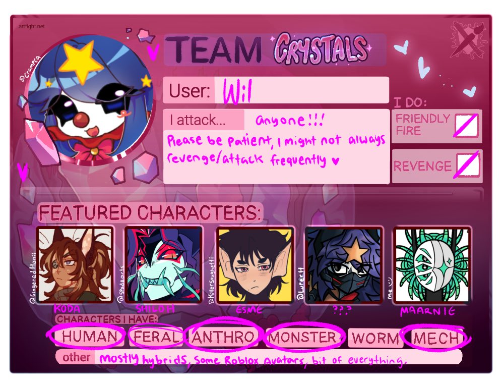 spumoniiee's tweet image. NOT ALL OF MY OCS ARE UPLOADED/UPDATED YET BUT YEAH