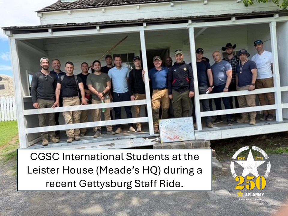On this day in History - 28 June 1863: MG George Meade took command of the Army of the Potomac. After two years of defeat and disappointment, he led this Army to victory at Gettysburg only a few days later. The Staff Ride Team recently visited his HQ on the Battlefield. <a href="/USArmy/">U.S. Army</a>
