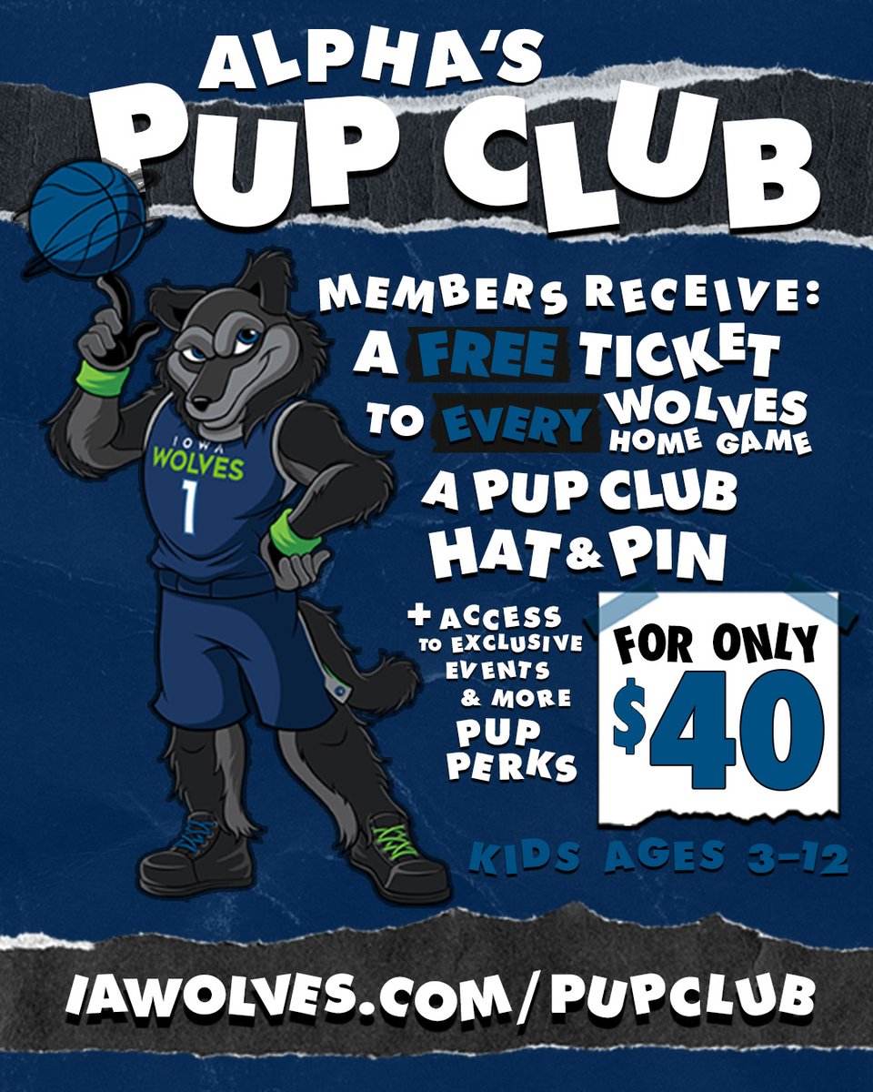 pups and perks and merch, oh my!

🔗: iawolves.com/pupclub