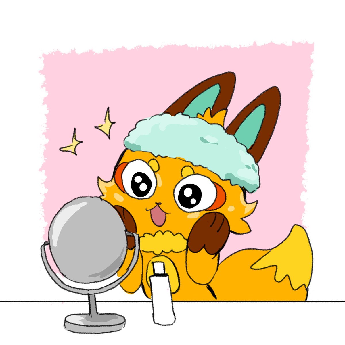 DEJAPAN_Global's tweet photo. My nightly routine! My fur is always silky smooth!
#deedeethefox #digitalart #japaneseskincare https://t.co/ZfI64bB0Wu