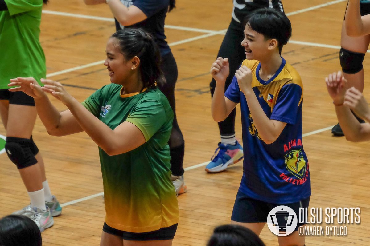 SignumTala's tweet photo. DLSU Lady Spikers Tryouts 💚 https://t.co/kqNEZaeCgG