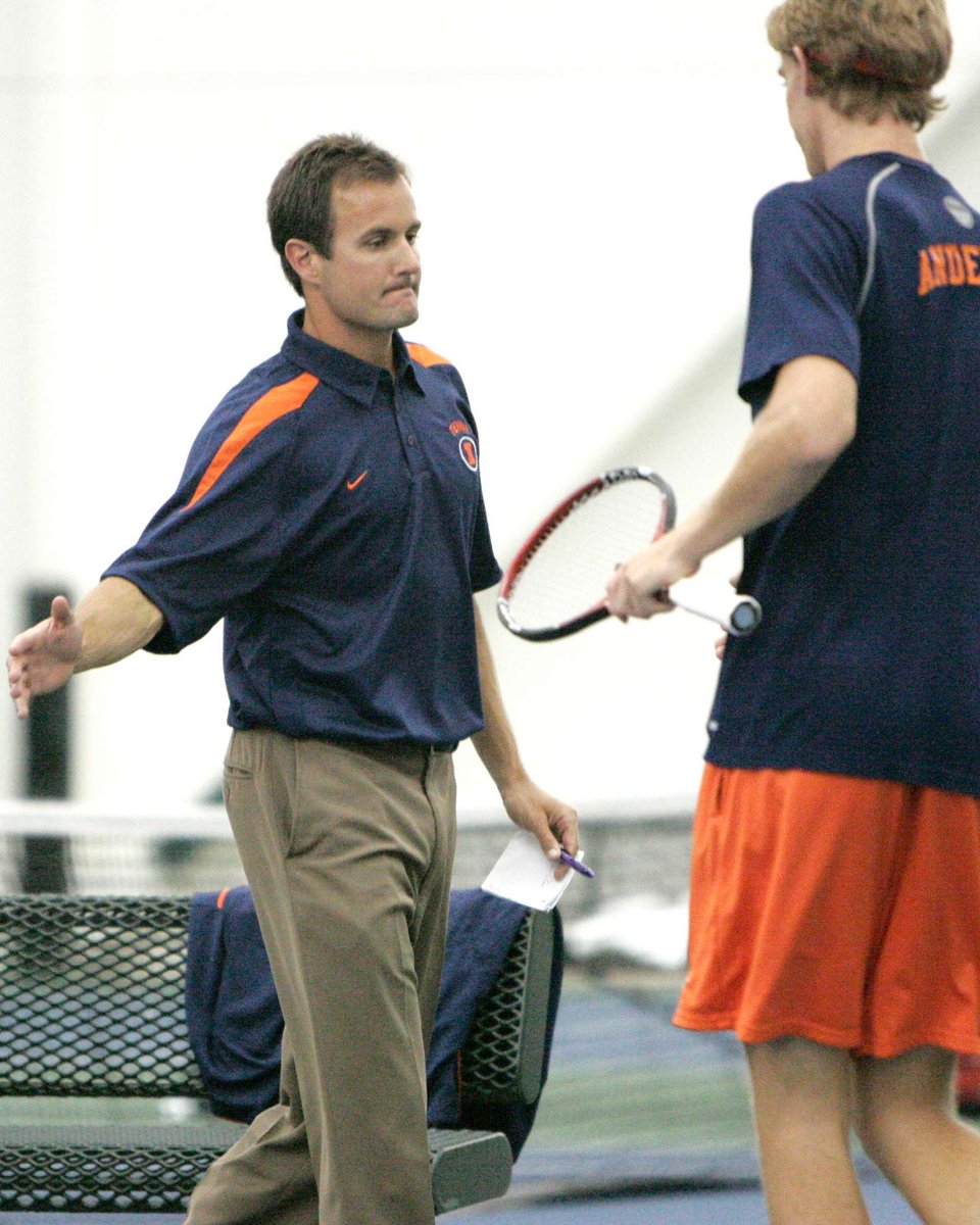 IlliniMTennis's tweet image. On this day 20 years ago…
After being named our head coach on June 28, 2005, Brad Dancer has led the program to 18 NCAA Tournament appearances, three Big Ten Tournament titles, and two Big Ten regular-season championships, as well as three ITA Regional Coach of the Year honors!