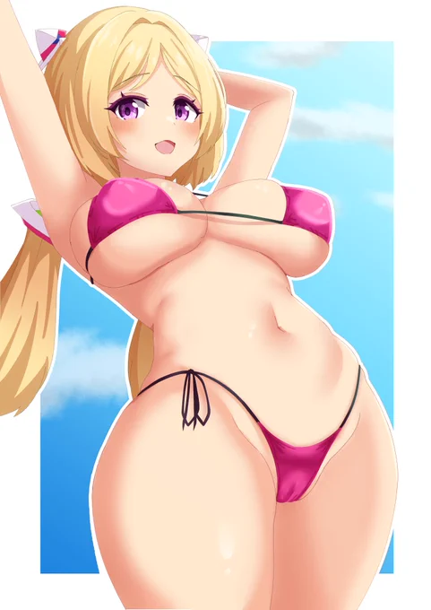 #スケベなアロ絵