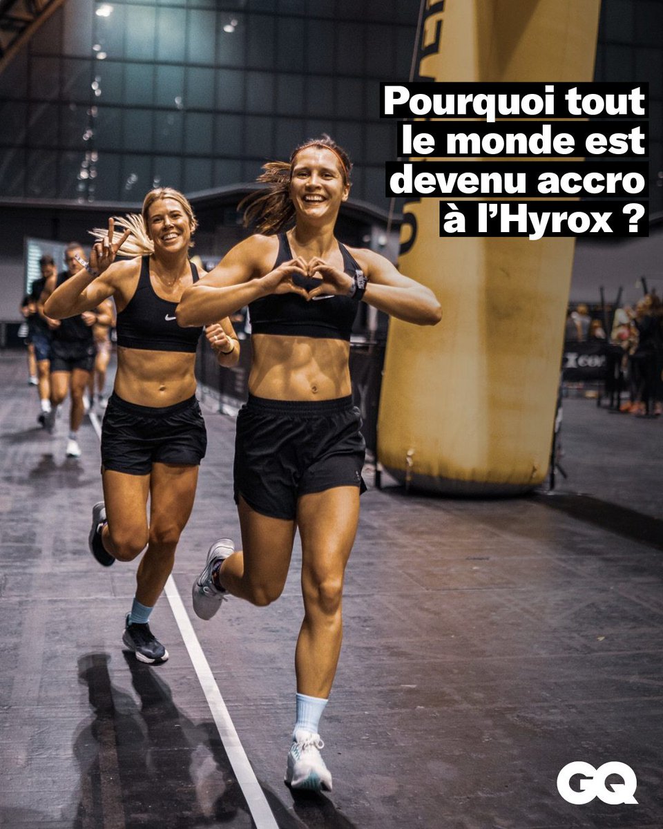 GQ_France's tweet photo. Le nombre de participants explose partout alors nous sommes allés à la rencontre des experts de l'Hyrox pour comprendre cet engouement inédit ! 
➡️ https://t.co/GnTg3BEPVd https://t.co/OLcLea1Ewb