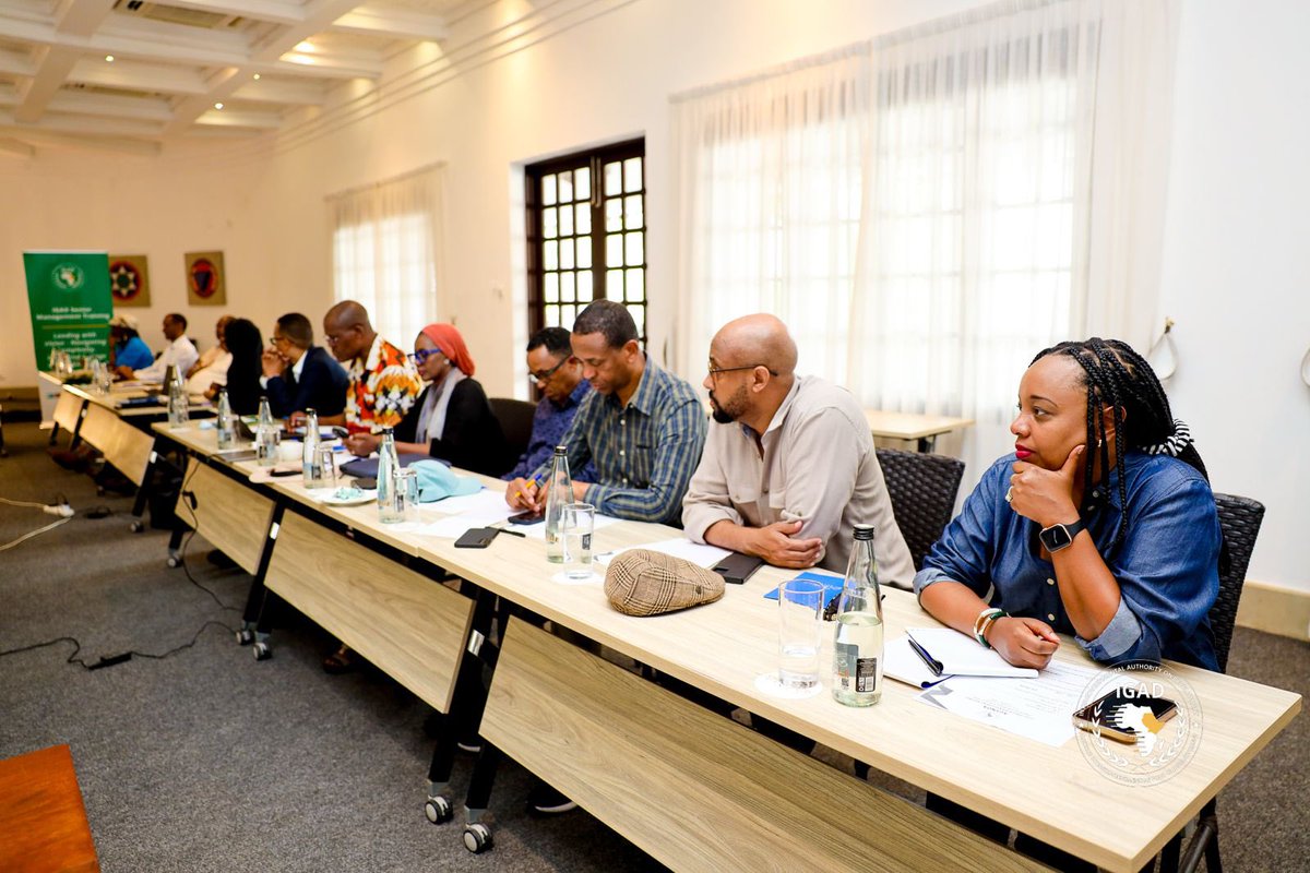 IGAD Secretariat (@igadsecretariat) on Twitter photo Strengthening Leadership in a Complex World
IGAD has concluded a Senior Management Meeting and Leadership Training in Diani, focused on navigating today’s global and regional challenges with clarity, resilience, and vision.
The Executive Secretary, H.E. <a href="/DrWorkneh/">Dr Workneh Gebeyehu</a> Gebeyehu, Strengthening Leadership in a Complex World
IGAD has concluded a Senior Management Meeting and Leadership Training in Diani, focused on navigating today’s global and regional challenges with clarity, resilience, and vision.
The Executive Secretary, H.E. <a href="/DrWorkneh/">Dr Workneh Gebeyehu</a> Gebeyehu,