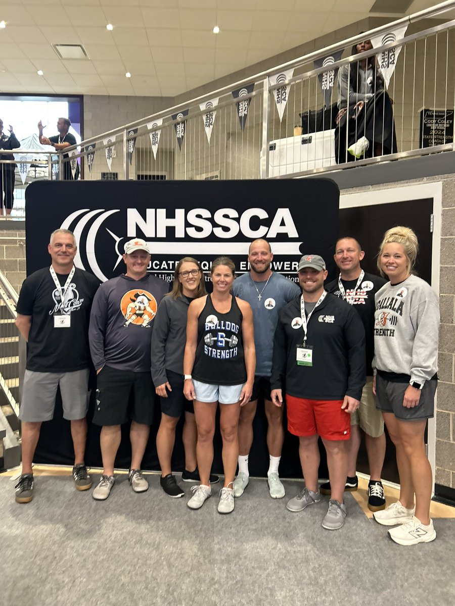 NebStrength's tweet image. Nebraska with another great showing at @nhssca_us 2025 NatCon!
Continue to sharpen that sword ⚔️
Congrats to our very own @coachncrouse for winning Mid-America Regional Coach of the Year and @CoachPatDoyle for winning Nebraska State Coach of the Year! 🏆