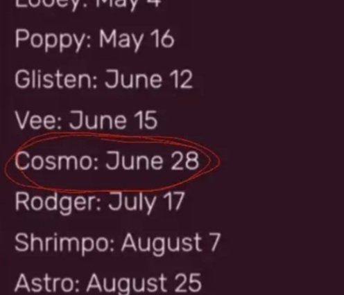 Happy birthday to Cosmo!! It's this June 28 (with a lasso style/tool!)
#dandysworld #dandysworldart