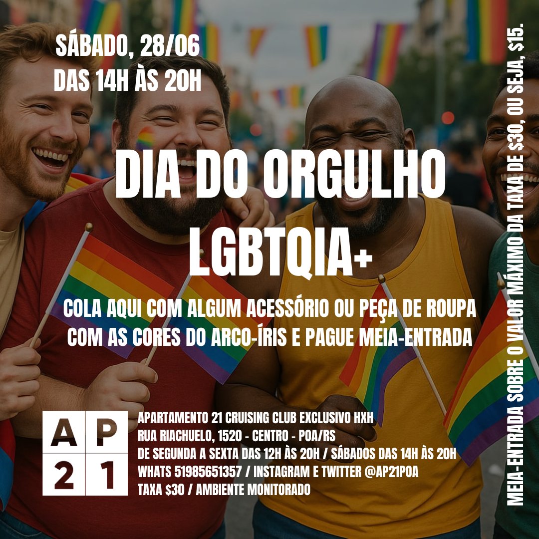 🏳️‍🌈 28 de junho!
Lembrando:
1. Homofobia é crime
2. União homoafetiva é reconhecida pelo STF desde 2011
3. Pessoas trans existem
4. I=I 
5. Não mexe com as bee.
🏳️‍🌈 Mostra teu orgulho e ostenta as cores do arco-íris na tua roupa, acessórios.
💪🏻 PEGAÇÃO É POLÍTICA!