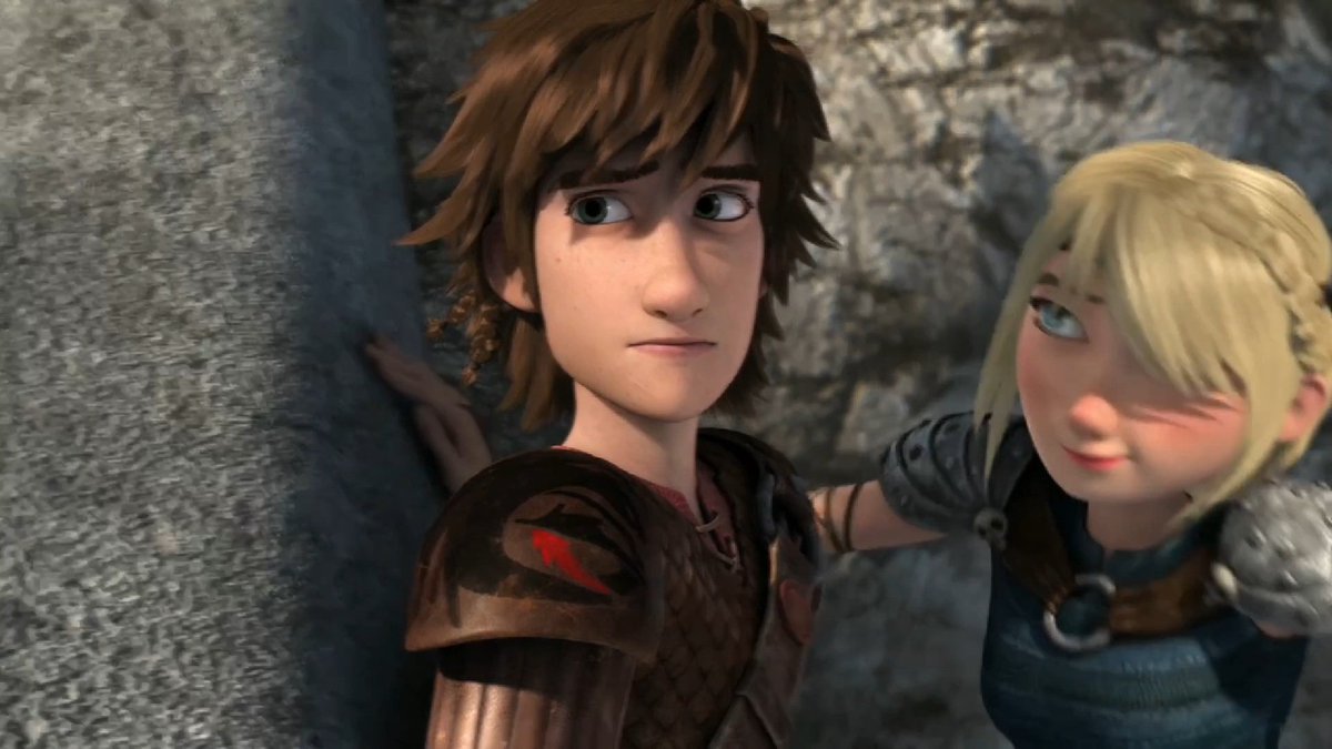mind you they JUST started dating here and astrid is already asserting her dominance... never change hiccstrid