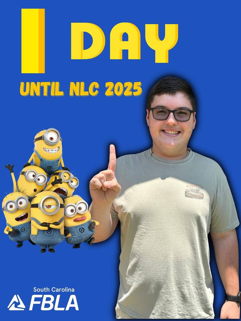 SC FBLA are you ready?? We are officially 1️⃣ day away from NLC!! SC FBLA are you ready to rock this year’s NLC pin? #DareToDreamDareToLead