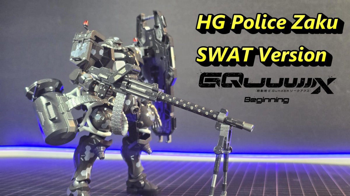 stryder_prime's tweet image. HG Police Zaku SWAT version is now complete
Final video will be up on my youtube channel at noon!
#Gundam #gunpla #GQuuuuuuX #GQuuuuuuuX #bandai
