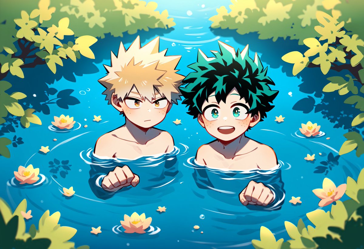 swimming hole
#爆豪勝己 #ヒロアカ最終巻 #緑谷出久