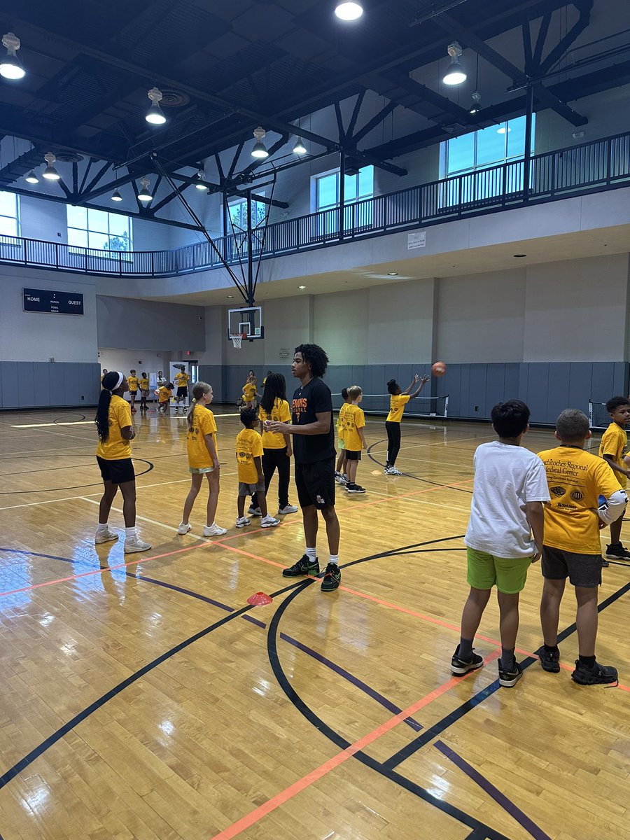 NSUDemonsMBB's tweet image. Had a great time helping out at the @LaSportsHall Junior training camp this morning!
#ForkEm