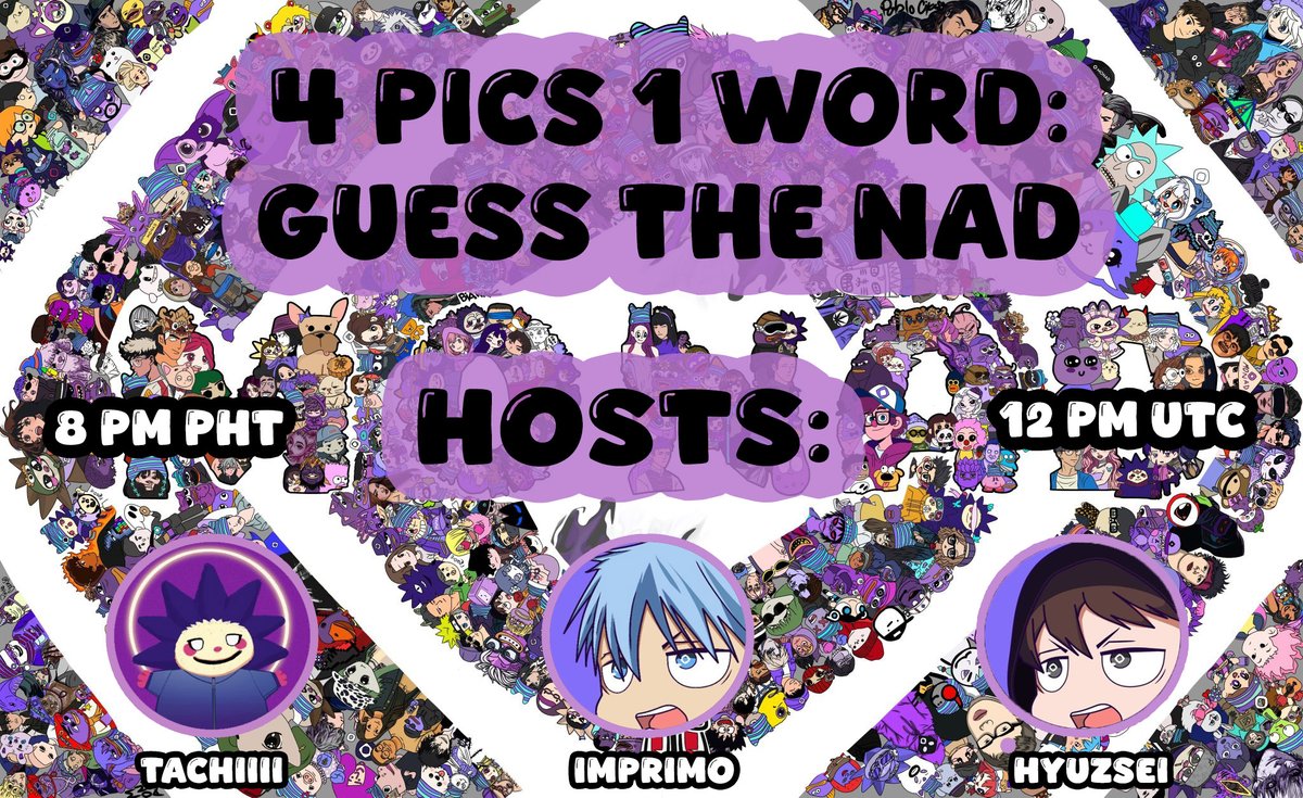 Tachiiii β¦Ώ (@tachinotfound) on Twitter photo 4 pics 1 word: Guess the Nad is back! Join us as I, <a href="/_ImPRIMO/">imPRIMOπ</a> and <a href="/hyuzsei/">hyuzsei β¨ π</a> will host the game at monad lambline tomorrow. See you there guys! π
<a href="/pipeline_xyz/">The Pipeline</a> <a href="/Monad_APAC/">Monad APAC</a> <a href="/Filipinads/">FilipiNADS</a> 4 pics 1 word: Guess the Nad is back! Join us as I, <a href="/_ImPRIMO/">imPRIMOπ</a> and <a href="/hyuzsei/">hyuzsei β¨ π</a> will host the game at monad lambline tomorrow. See you there guys! π
<a href="/pipeline_xyz/">The Pipeline</a> <a href="/Monad_APAC/">Monad APAC</a> <a href="/Filipinads/">FilipiNADS</a>