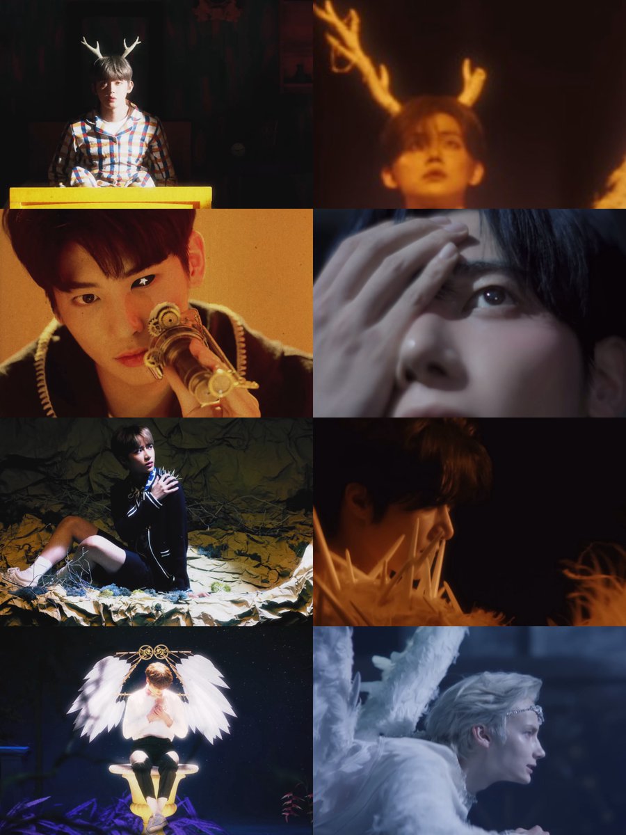 나 진짜눈물나는이유는
별의 낮잠때 약점으로 표현된부분들이
(연준-뿔 태현-눈 범규-어깨 휴닝-날개
모두 다 수빈이 구하기위해서 쓰이고있다는게.. 진짜 성장을마친것같아서 너무눈물나