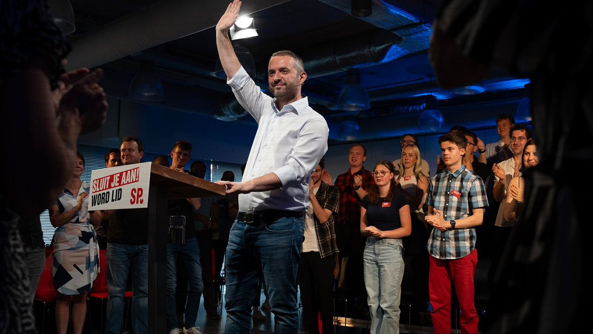 Vandaag is <a href="/jimmydijk/">Jimmy Dijk</a> door de partijraad gekozen als SP-lijsttrekker voor de Tweede Kamerverkiezingen!

Wij gaan volle bak voor een sociaal Nederland. Sluit je nu bij Jimmy en de SP!
sp.nl/lidworden