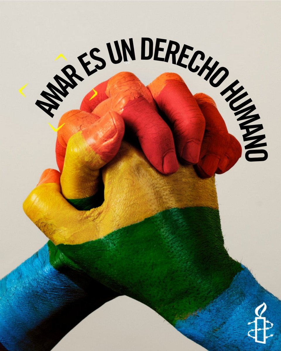 ¡Feliz Día Internacional del Orgullo! 🌈

Amar es un derecho humano, y nadie debería vivir con miedo ni vergüenza por ser quien es.

Frente a los discursos de odio, la violencia y la discriminación ¡el activismo responde con #orgullo!

📣✊🏾 Nos vemos hoy en la marcha.