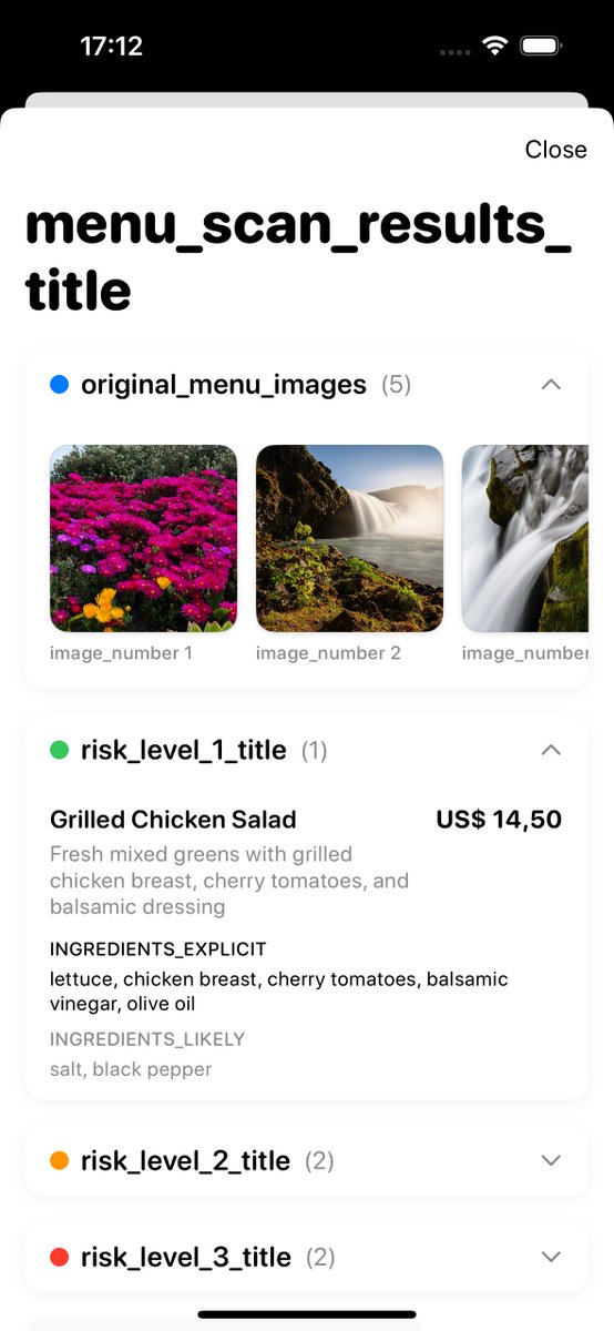Made great progress on a new feature for Safe Plate 🍽️ Can you guess what it is?