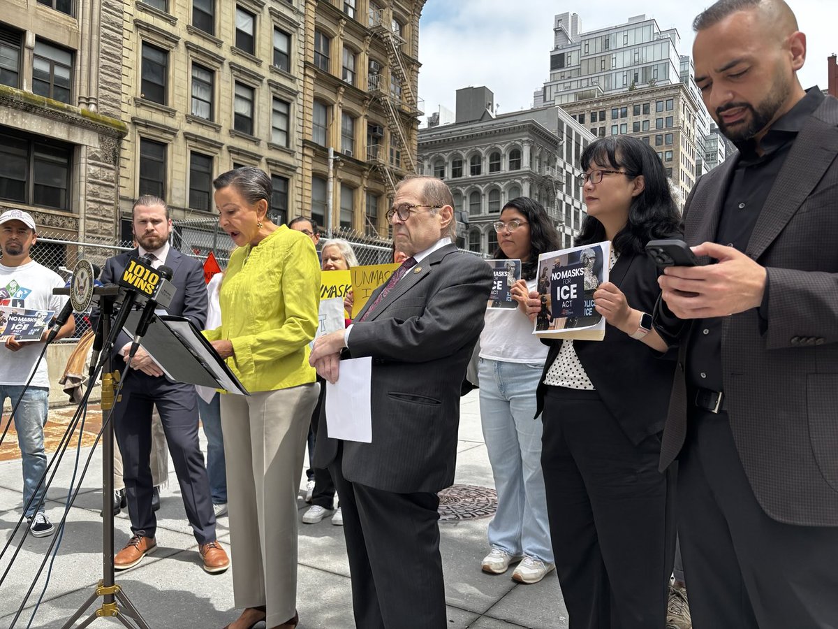 New York Immigration Coalition (NYIC) (@thenyic) on Twitter photo ICE agents in masks are kidnapping people right here in NY.This is unAmerican. People are left with no trust in the system & no one to turn to, says <a href="/NydiaVelazquez/">Rep. Nydia Velazquez</a> . We must have trust between the public and law enforcement. That’s why we need the No Masks for Ice Act!. ICE agents in masks are kidnapping people right here in NY.This is unAmerican. People are left with no trust in the system & no one to turn to, says <a href="/NydiaVelazquez/">Rep. Nydia Velazquez</a> . We must have trust between the public and law enforcement. That’s why we need the No Masks for Ice Act!.
