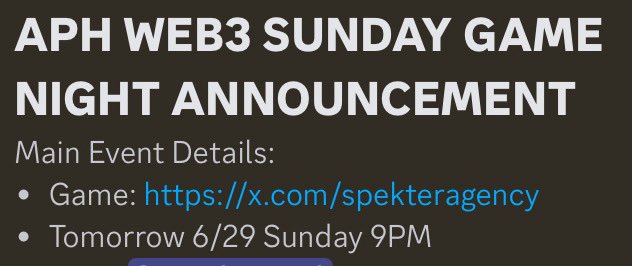 aphweb3's tweet photo. Intern left, no announcement assets so enjoy screenshots for now :) 

See you tomorrow APH Gamers!

Let’s explore @SpekterAgency together 🤥 https://t.co/9JicJhxv2h