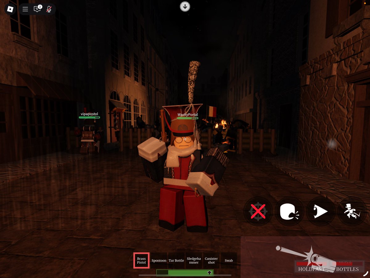 I broke my animation by throwing tar and then quickly equipping my gun, and this happened and it actually looks pretty cool.