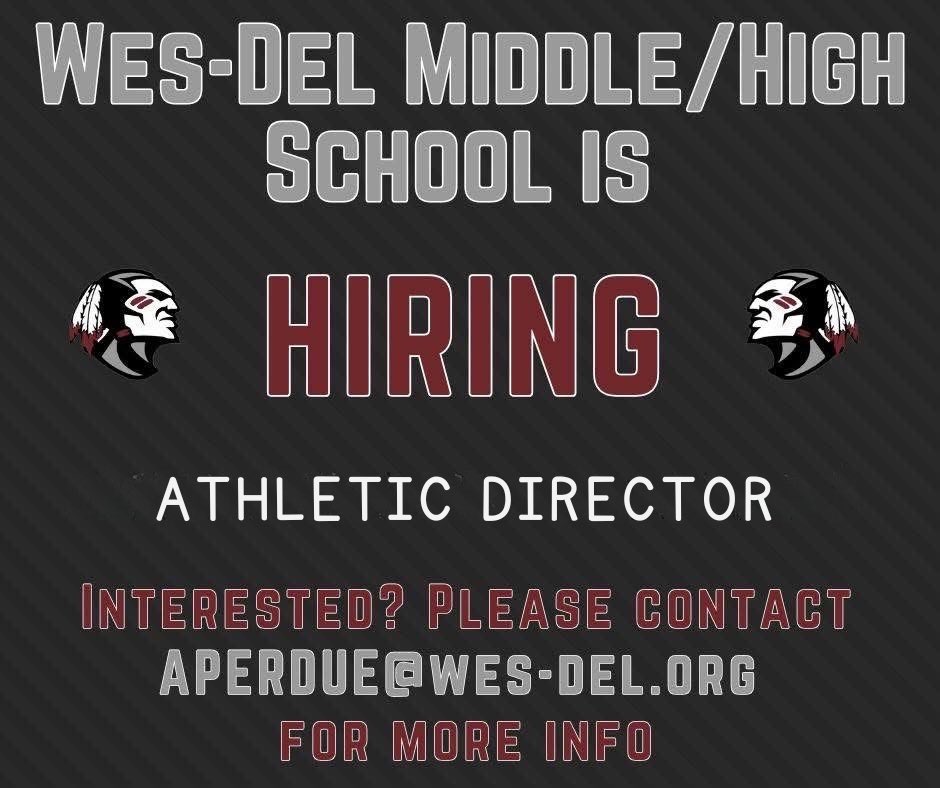 Adam Perdue (@wdprincipal) on Twitter photo Congratulations to Mr. Nuckols as he will transition into his new leadership role as Assistant Principal in our building! We are now looking for our next Athletic Director. Interested candidates, please see below! <a href="/WesDelAthletics/">Wes-Del Athletics</a> <a href="/WesDelSchools/">Wes-Del Community Schools</a> <a href="/WesDelGuidance/">Wes-Del Guidance</a> <a href="/wlbcstudio/">WLBC Radio</a> Congratulations to Mr. Nuckols as he will transition into his new leadership role as Assistant Principal in our building! We are now looking for our next Athletic Director. Interested candidates, please see below! <a href="/WesDelAthletics/">Wes-Del Athletics</a> <a href="/WesDelSchools/">Wes-Del Community Schools</a> <a href="/WesDelGuidance/">Wes-Del Guidance</a> <a href="/wlbcstudio/">WLBC Radio</a>